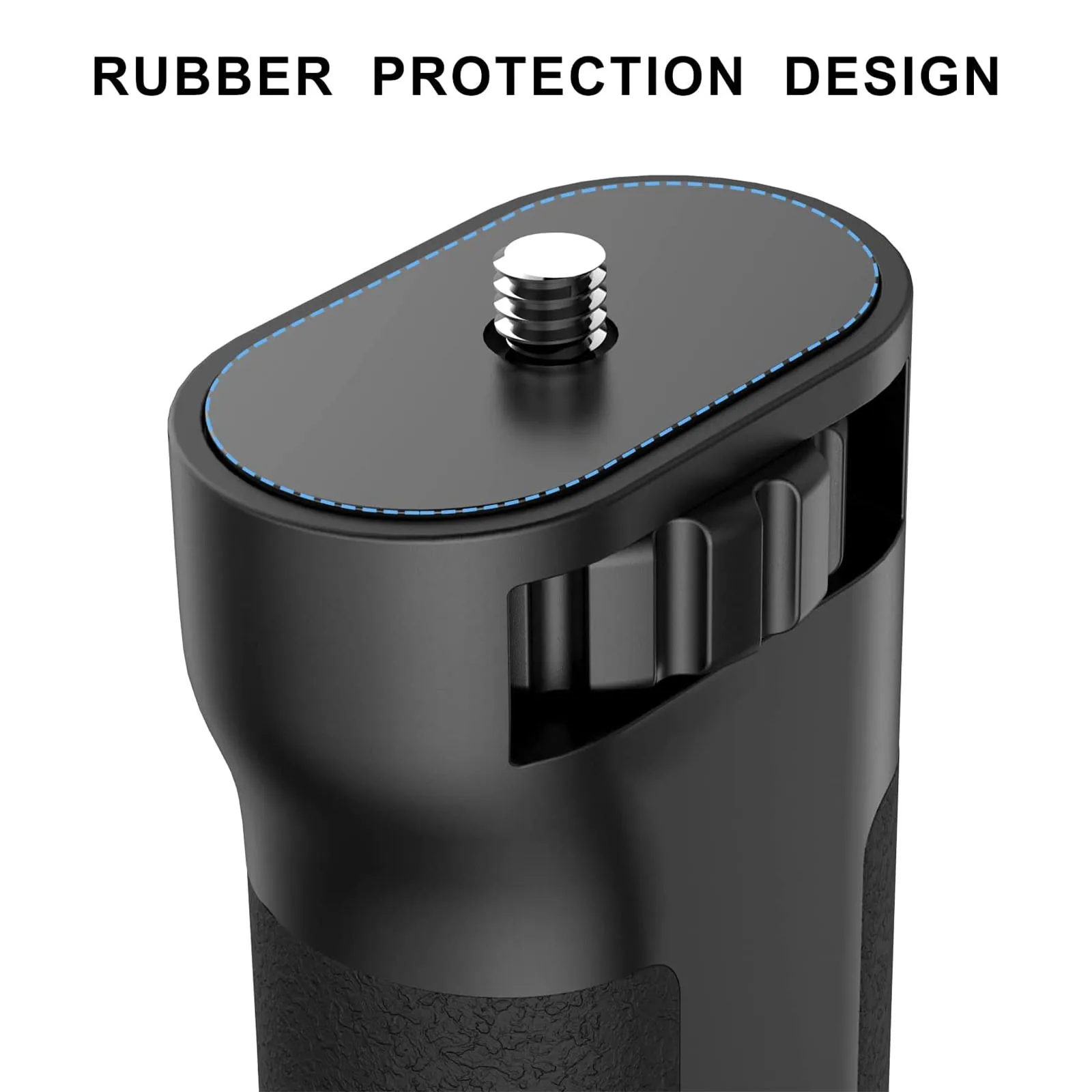 Universal Side Handle for Camera Cage Hand Grip for Sony Canon Nikon Cameras with Cold Shoe Mount for Mic Video Light