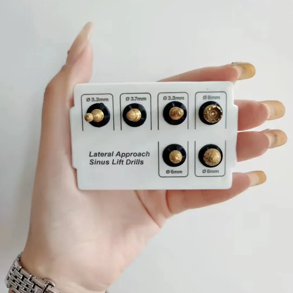 Dental Bone Drill Lateral Approach Reamer Bone Collector Drills Dental Implant Maxillary Sinus Lifting Diamond Grinding Head Kit