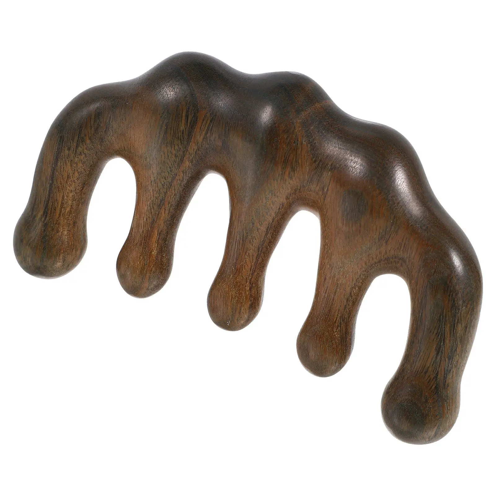 Wood Craft Massage Comb Safe Reliable Scalp Massager Tool Smooth Rounded Edges Ergonomic Body Acupoint Massager