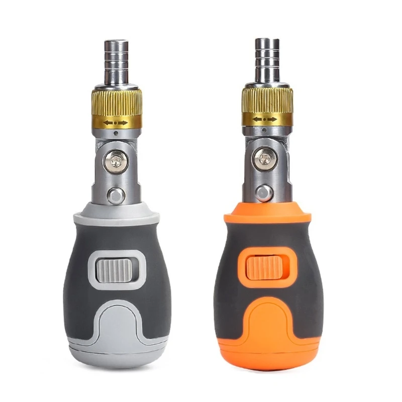 

Two-way Ratchet Multi-function Screwdriver Set 8 in 1 Replaceable Ratchet Hand Screw Driver Multi-angle Labor-saving