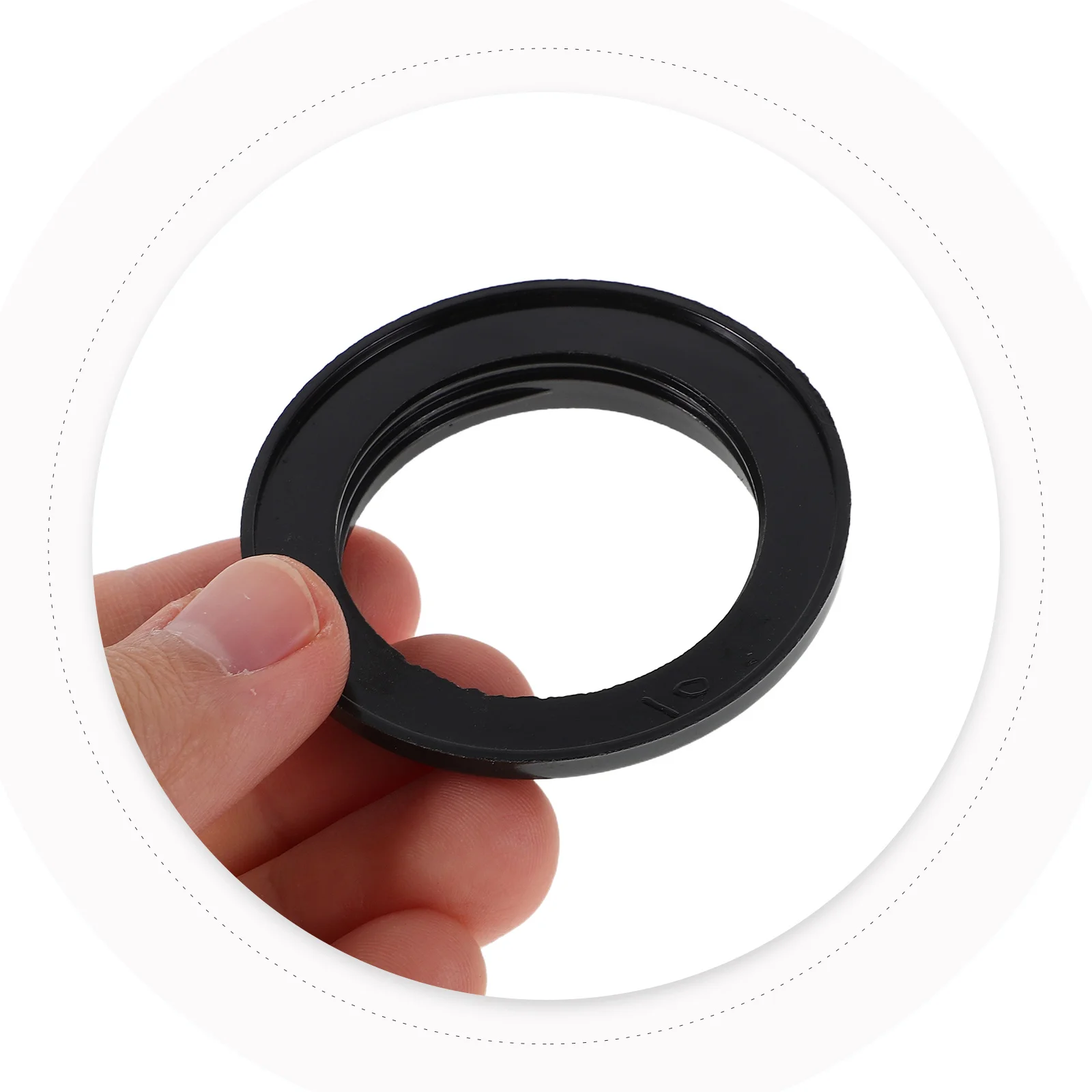 

42Pcs Lamp Holder Retainer Rings Threaded Full Thread Black Bakelite Compatible with E26 E27 Light Socket Shades