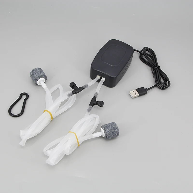 

Aquarium Fish Tank Air Pump USB Water Pump Fish Tank Accessories Portable Air Valve Bubble Pump For Outdoor Fishing