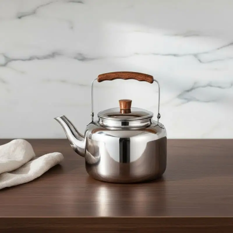 Thickened Stainless Steel Non Magnetic Kettle For Home Use Suitable For Induction Cookers And Teapots - view 5