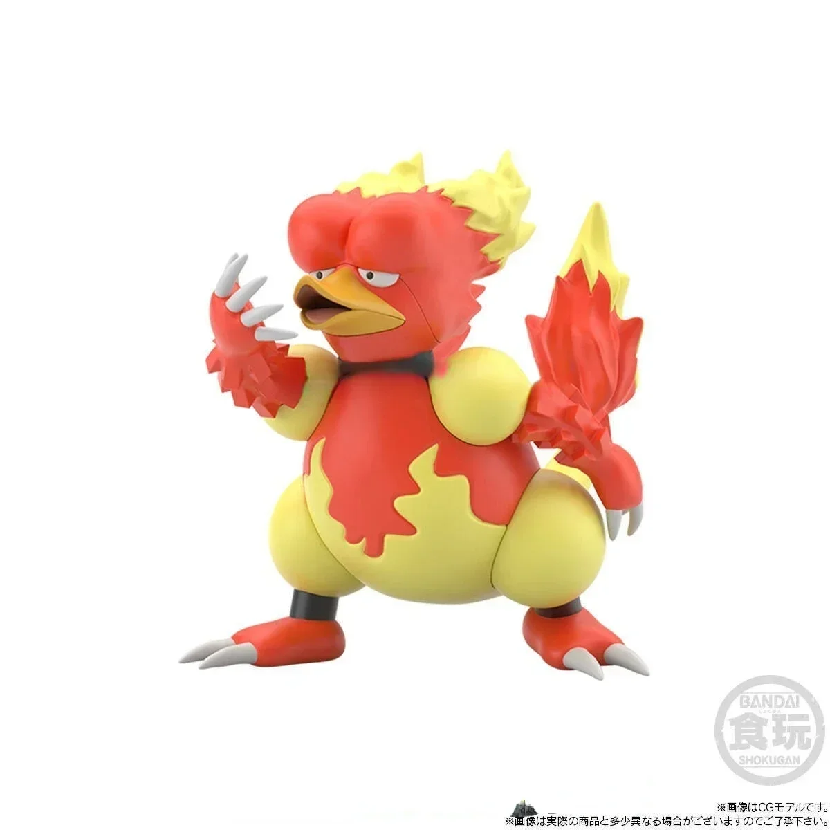 

Bandai оригинальная масштабная фигурка World POKEMON Kanto Region Blaine Rapidash Magmar, коллекция моделей, игрушка в подарок, аниме-фигурка, модель игрушки