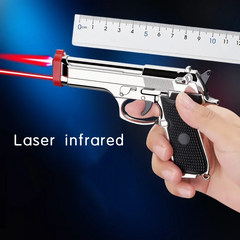 Laser Infrared Windproof Inflatable Cigarette Lighter, Exquisite Men's Gift, New Simulation Shaped Lighter, Multifunctional