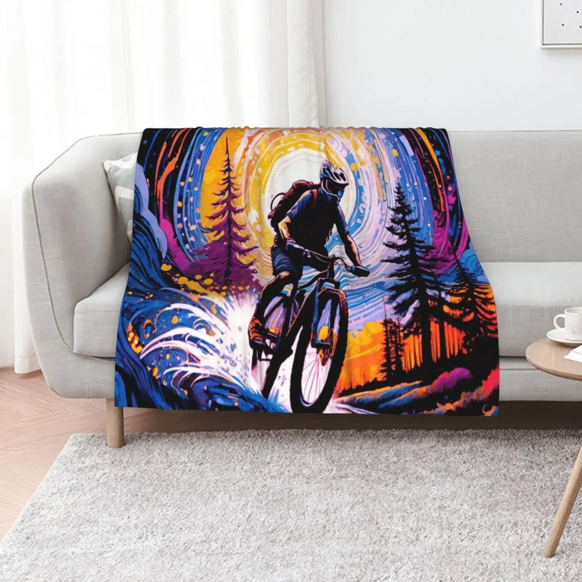 

MTB Shredder aSending Ita Throw Blanket Tourist Shaggy Cute Luxury Brand Blankets