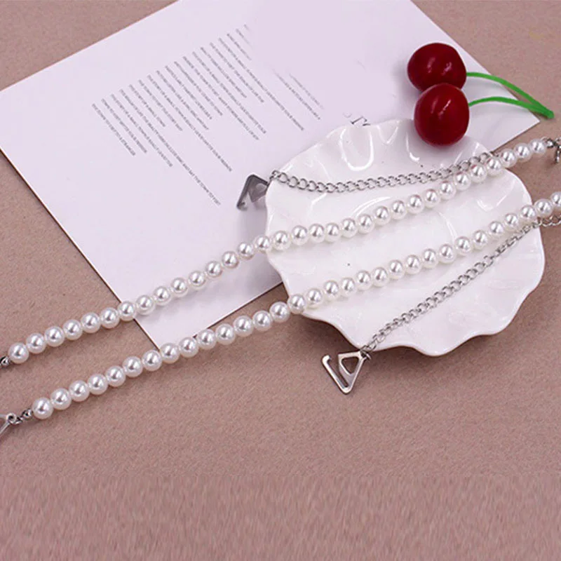 Imitation Pearls Shoulder Straps Adjustable Elegant Lingerie Straps Fashion Intimate Accessories New Comfortable Bra Chain