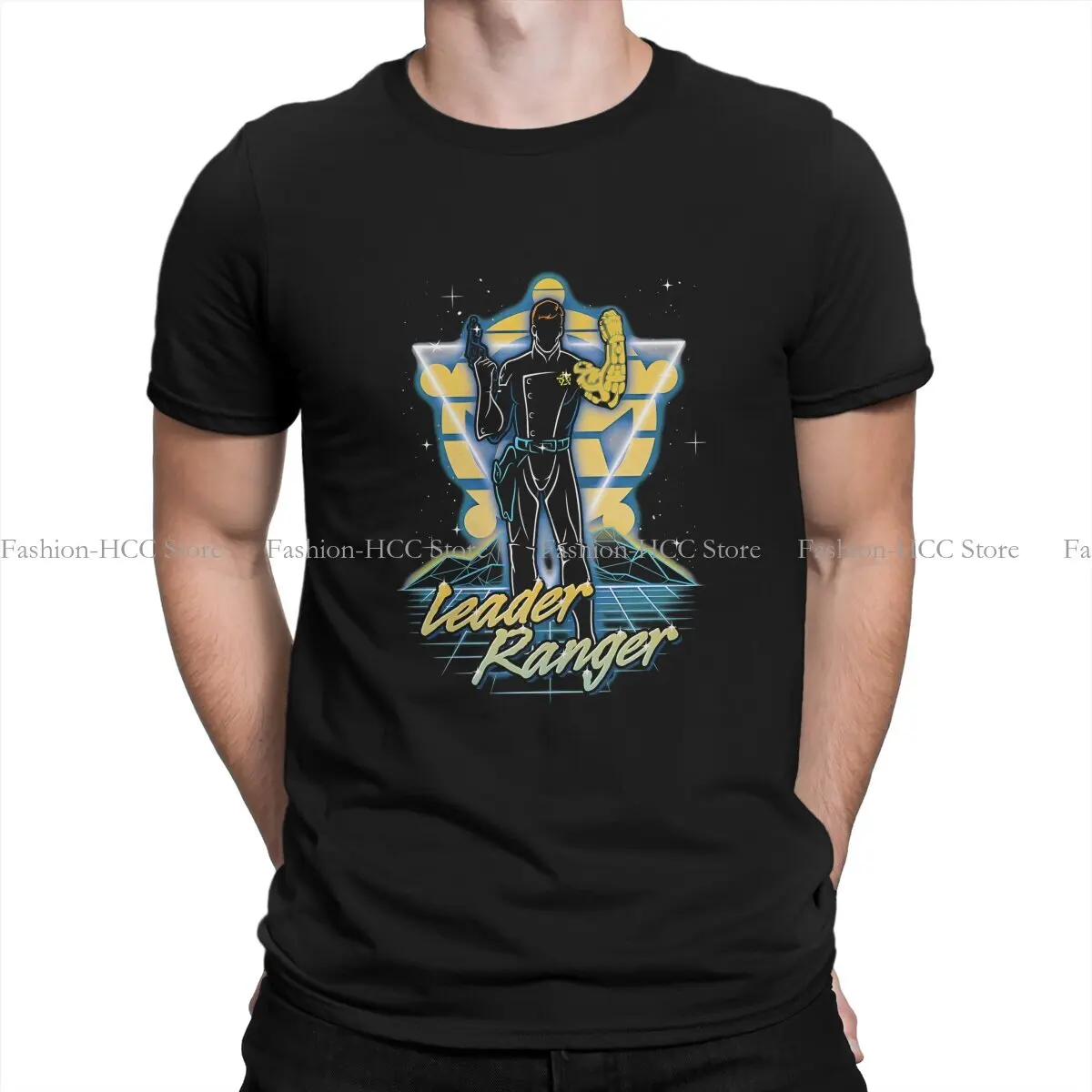 Leader Ranger Hip Hop Polyester TShirt Captain Future Futuremen Printing Streetwear T Shirt Men