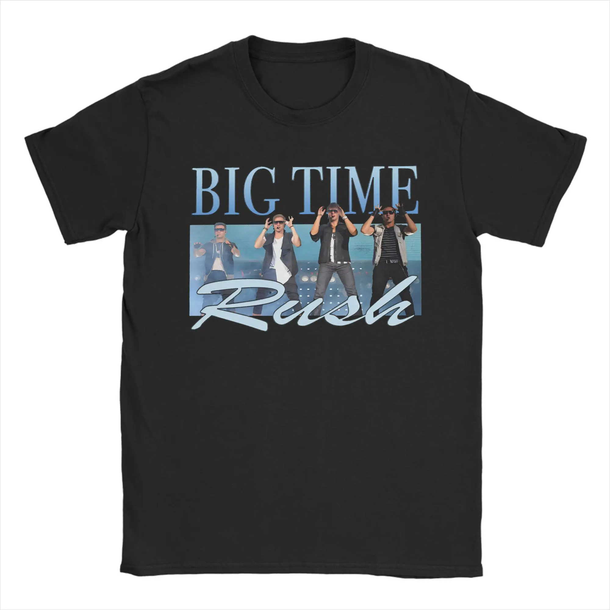 

Big Time Rush Retro Band logo T-Shirt Summer Cotton T Shirts For Adult Trending Casual Tee Shirt Short Sleeve Y2K Retro Tees