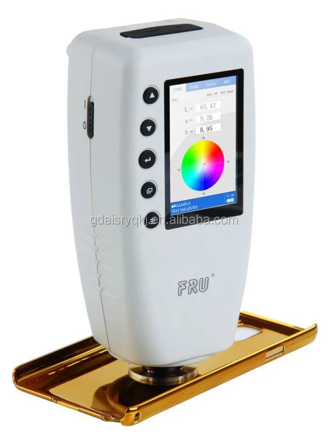 High Quality Portable Accurate Colorimeter WR18 Color MeterSwitchable Caliber with 4mm 8mm WR10