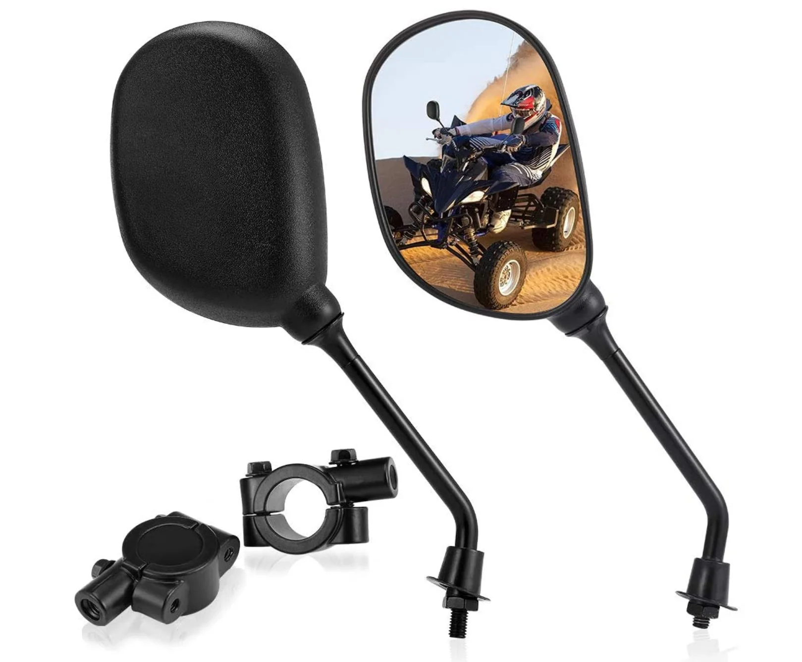 8 mm Rearview Mirror 50 cc/cc/cc / 100 90 70 110 cc/cc/ATV ATV off-road M8 Vehicle Rearview Mirror Include 1 pair Base JN+JZ2Z