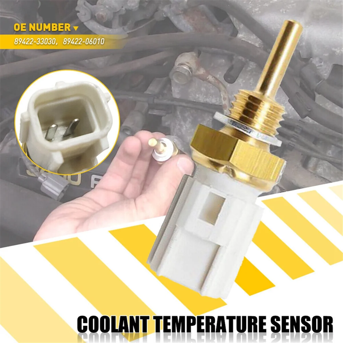 89422-33030 New Engine Coolant Cylinder Head Temperature Sensor for Toyota Lexus Scion Pontiac