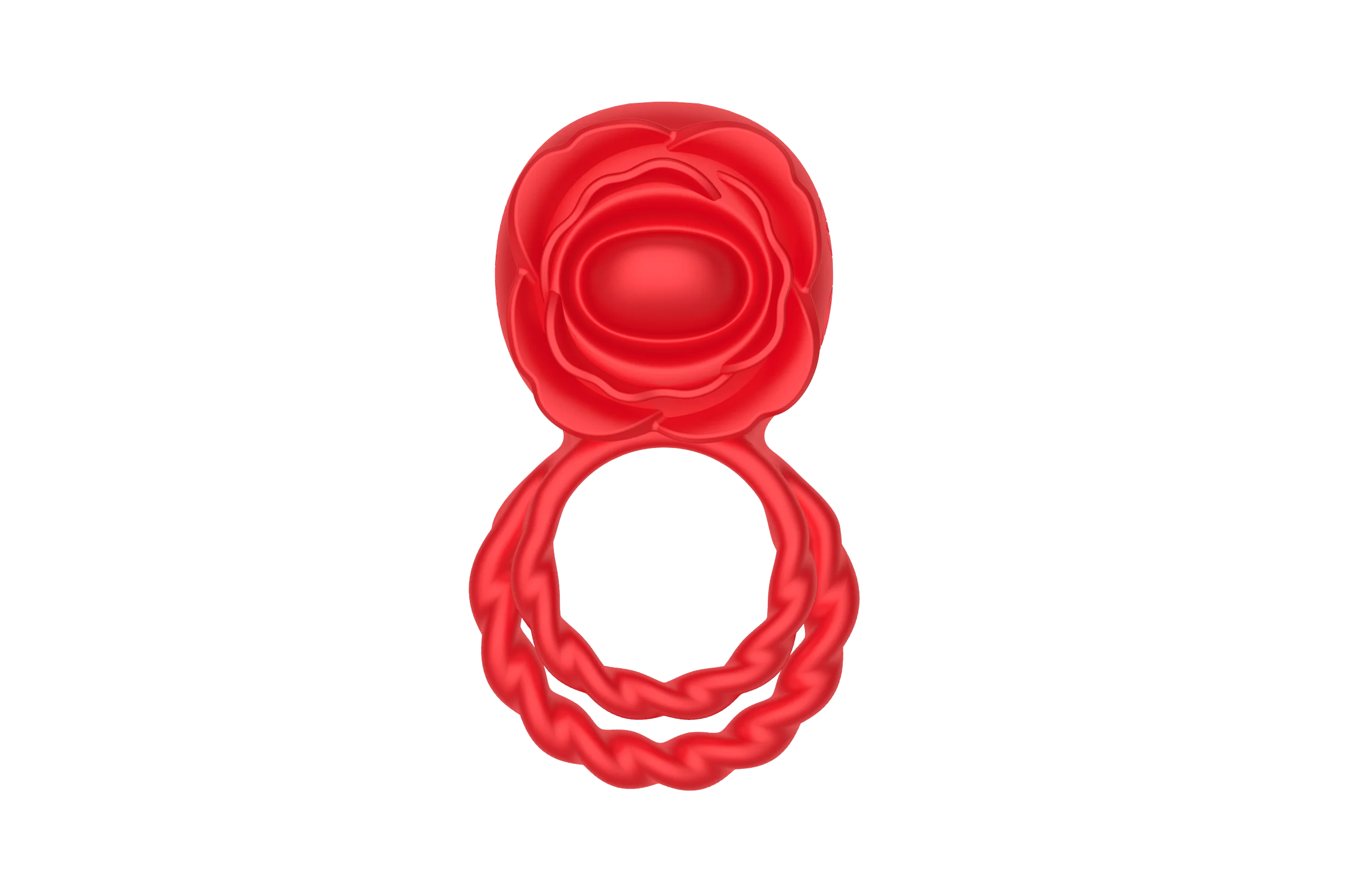 Sex Toy Cock Penis Ring Vibrator Adult Rose Toy for Men Women 10 Vibrating 10 Tongue Licking Clitoral Oral Stimulator for Couple