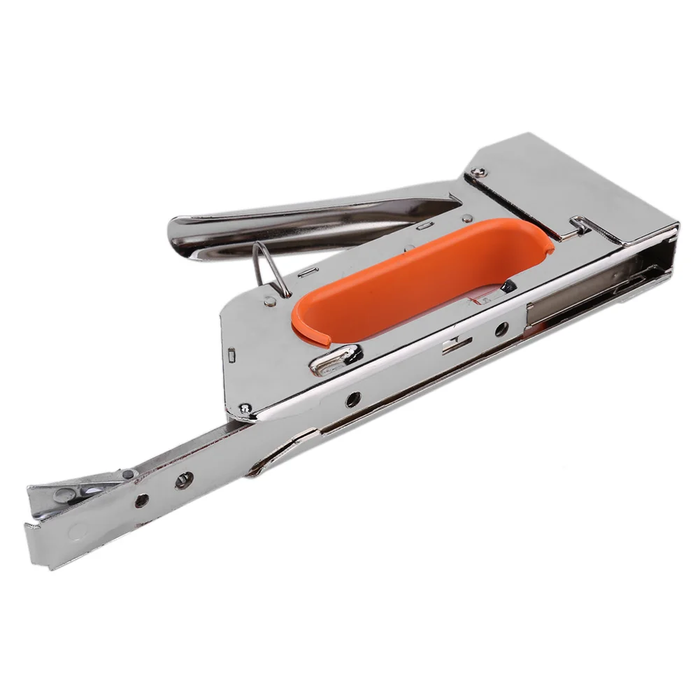 دباسة المفروشات 4/6/8 مم آلة تسمير يدوية مع 2400 قطعة من الفولاذ المقاوم للصدأ للأظافر لأعمال النجارة لتجليد الأثاث #2