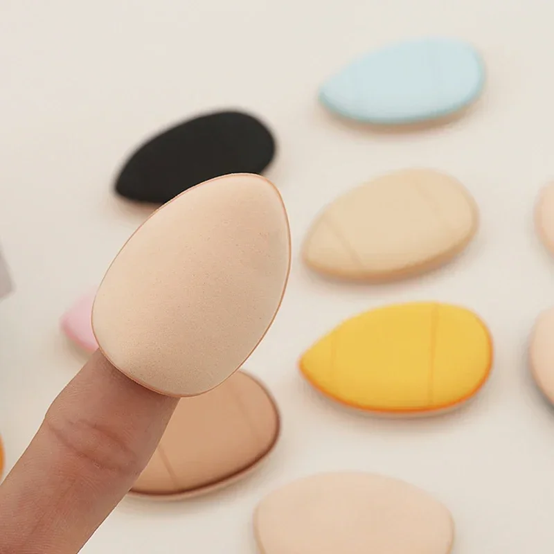 Mini Finger Puff Box Concealer Foundation Make-up Puff Finger Tip Water Drop Dry Wet Dual-use Clothing Air Cushion Finger Puff