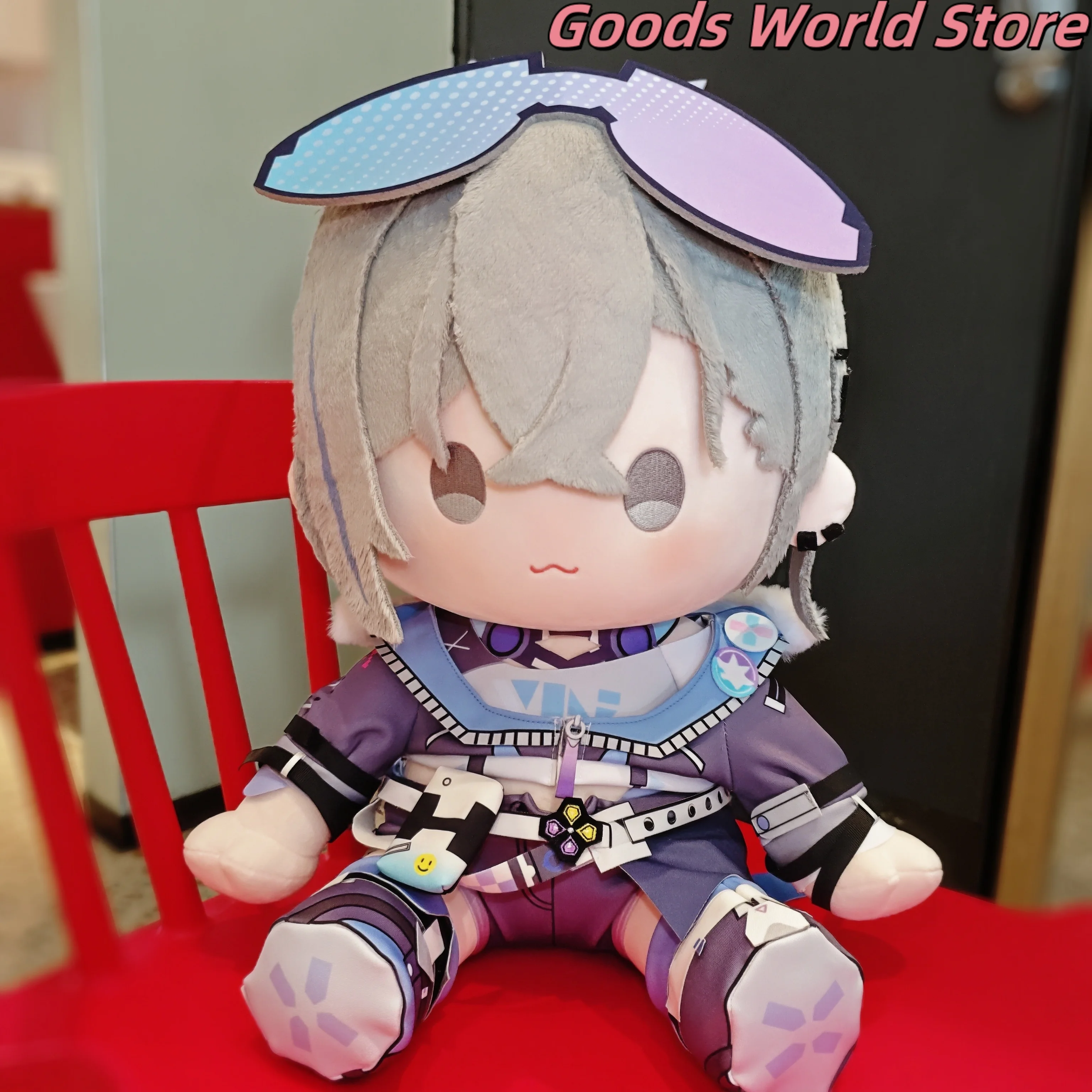 

Silver Wolf Sitting posture model ornament Mihoyo Game Honkai Star Rail Silver Wolf Cosplay Costume Anime Cartoon Halloween Gift