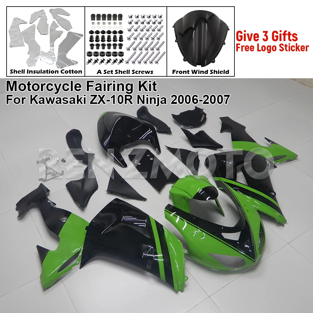 

Motorcycle Fairing Set Body Kit Plastic For 2006 2007 KAWASAKI NINJA ZX-10R Accessories ABS Injection Bodywork
