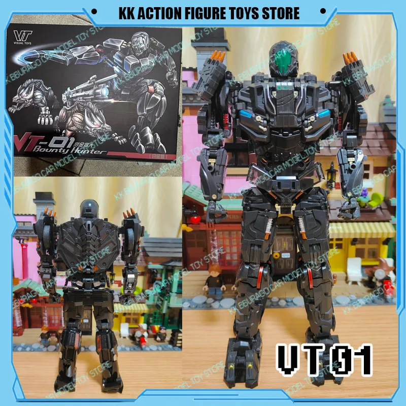

Transformation VT01 Action Figures Lockdown Movie Edition Sports Car Black Alloy Mechanical Dogs Collection Birthday Present