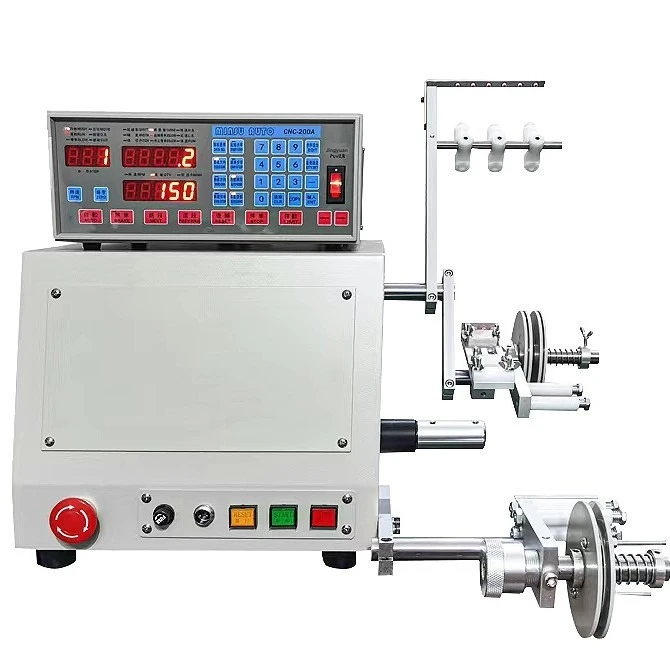Máquina bobinadora de transformador de alta frecuencia, máquina atadora de cables automática CNC, bobinadora de cables automática