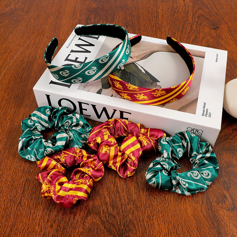 مجموعة ربطات شعر وربطة شعر على شكل رسوم متحركة لطيفة مكونة من 3 قطع، وإكسسوارات ملابس متعددة الوظائف #1