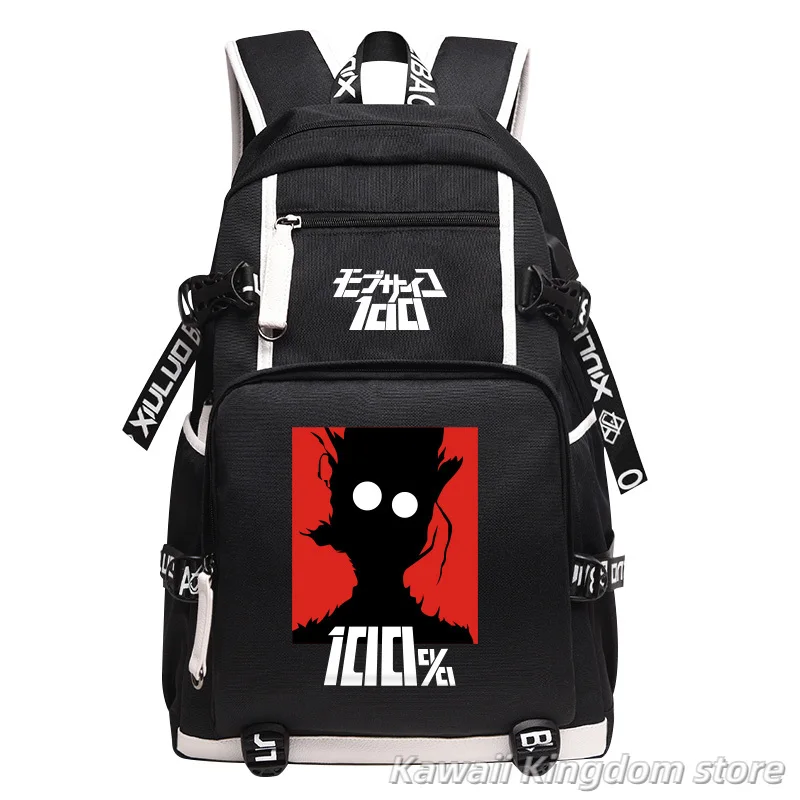 Mob Psycho 100Grübchen Spiel Student Rucksack Schultasche Rucksack Anime Cosplay Handtasche Messenger Bag