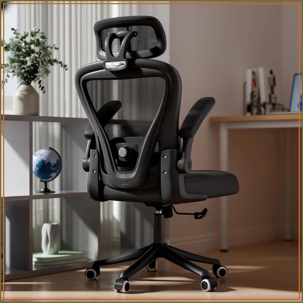 Ergonomic Mesh Office Chair M903, High Back, Adjustable Lumbar & Headrest, Flip-Up Armrests, 330LBS