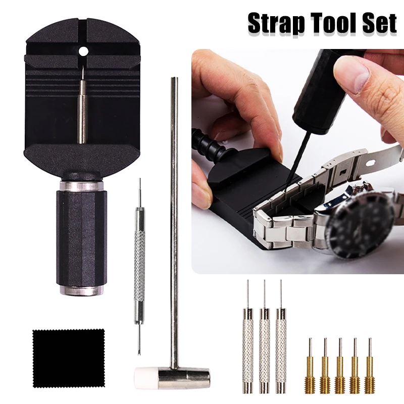 

Watch Band Tool Watch Link Removal Kit Multi-Functional Tool for Strap Chain Pin Remover Designed for Watch Strap Adjustment
