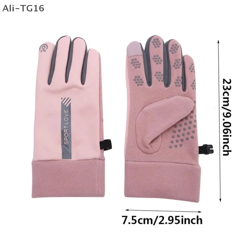 Winter Handschuhe Männer Radfahren Fahrrad Thermische Fleece Kälte Widerstand Wind Wasserdicht Fahrrad Warme Outdoor Laufen Skifahren Fäustlinge