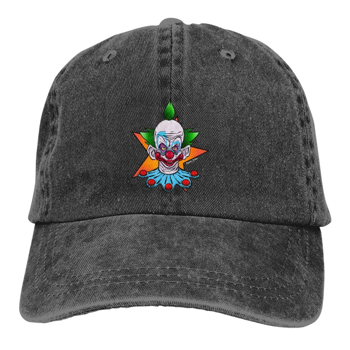 Pure Color Dad Hats Halloween Horror Collector Women's Hat Sun Visor Baseball Caps Killer Klowns From Outer Space Peaked Cap