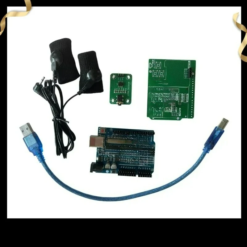 

for Grove GSR Skin Electrical Sensor Induction Kit Can Measure Skin Resistance, Current, Finger Cots, Microcontroller Module