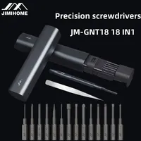 JIMIHOME 18 in 1 Precision Screwdriver Kit Magnetic Gifts for Men Him Multibit Mini Repair Tool Kit for Glasses, PS5/4, Camera