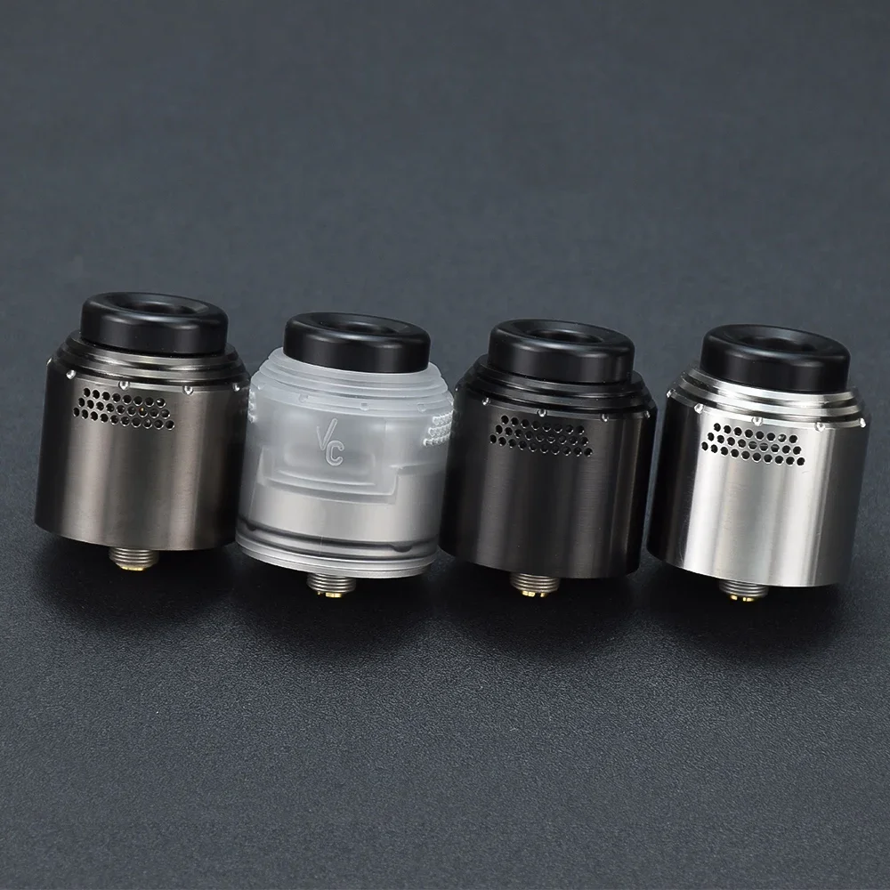 Wolfcoolvape Temple 28 mm RDA - Broche BF reconditionnable, atomiseur E-Cig, vs QP Kali V2 RDA