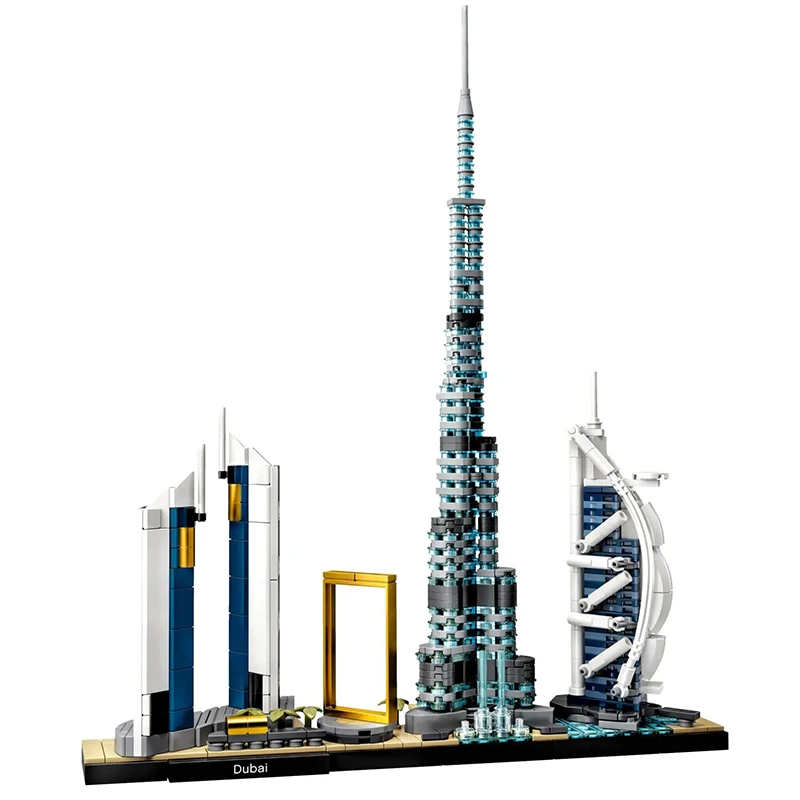 New York London Pairs Dubai Lanmark City Skyline Building Blocks 21052 21044  21028  21034 21032 21027 Construction Bricks Set