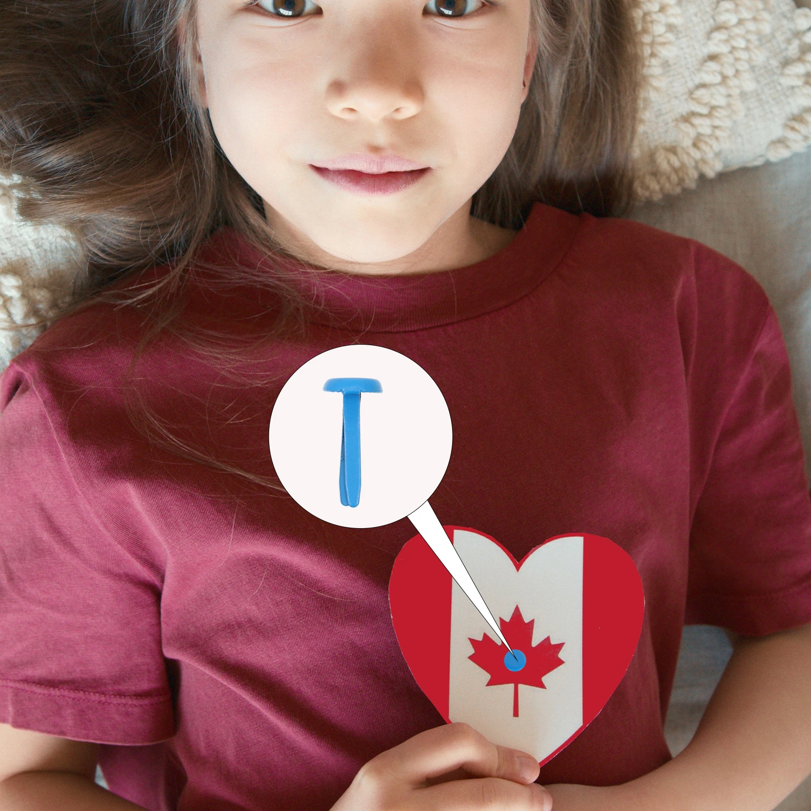 

120 Pcs Versatile Two-Legged Nails Mini Claw Brads Crafting Tools for Creative Design