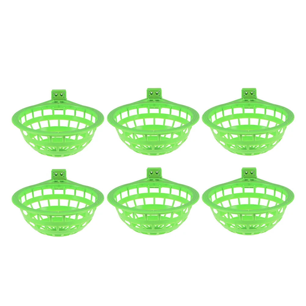 6Pcs Artificial Birds Nest for Pigeon Breeding Hatching Nest Bowl for Parakeet Cockatiel Finch Cage Nesting Bed