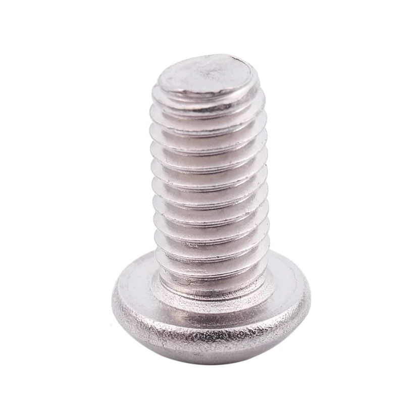 ABXF-M6 x 12 mm Edelstahl-Innensechskant-Halbrundkopfschrauben, 200 Stück