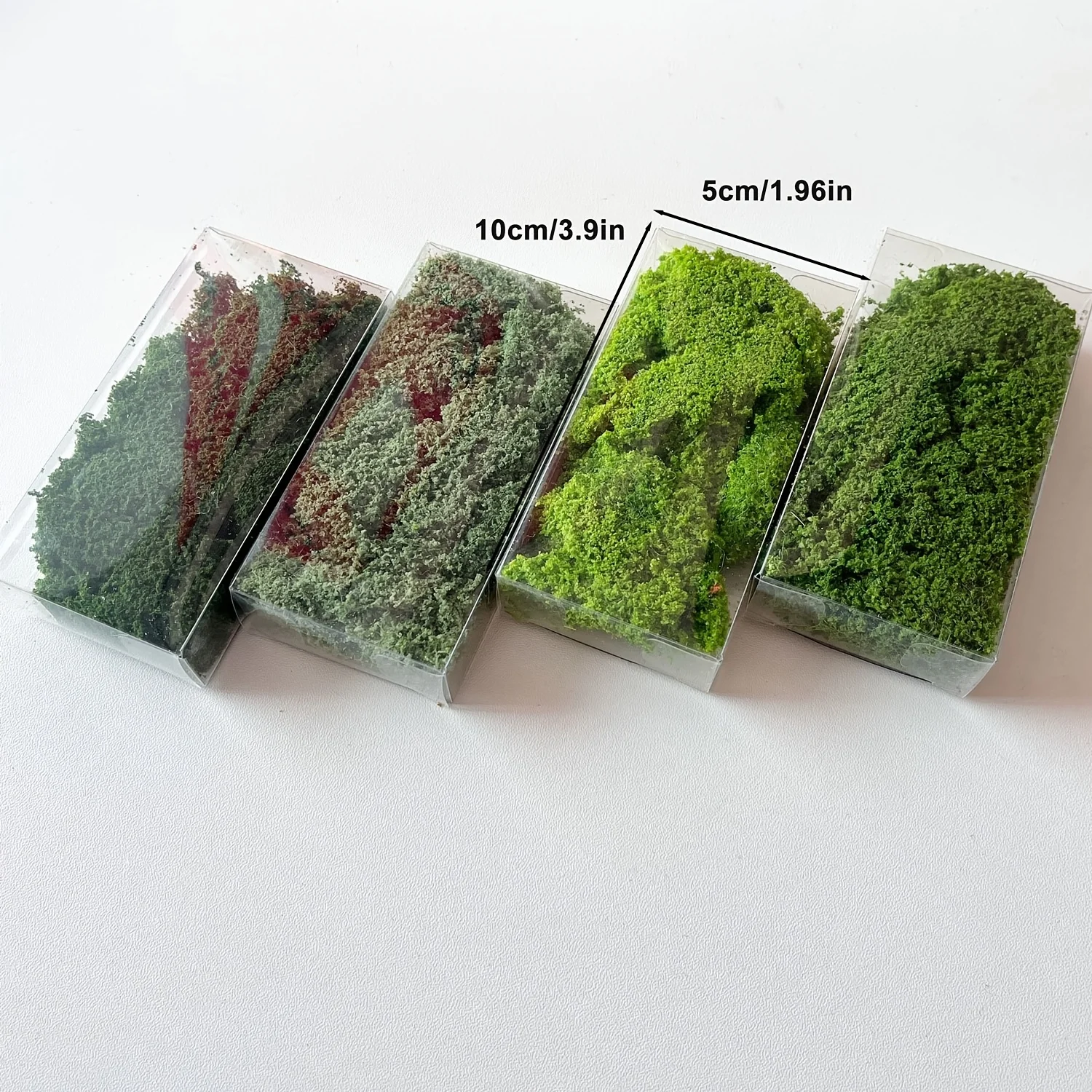 Mesh Tree Powder Fine Particle Train Model Scene Production DIY Material, Vegetation Leaf Powder Micro Landscape Decoration