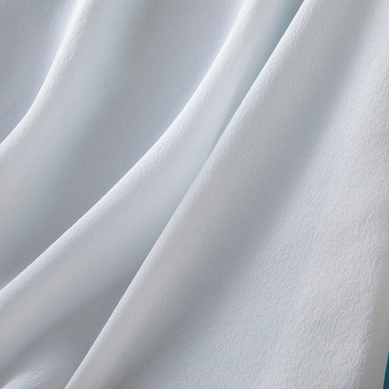 Winsleter- تي شيرت حريري أنيق 100%، أكمام مضيئة للسيدات، قميص علوي فضفاض على الموضة، خريف 2025 جديد T58031CC #6