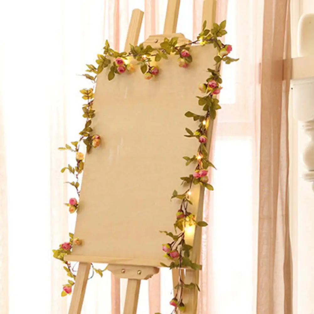 Girlanda dekoracyjna na kominek, sztuczna girlanda z oświetleniem LED, girlanda z drzewa oliwnego z lampkami, wstępnie podświetlana, z lampkami fairy lights na Boże Narodzenie. ﻿   Y6J7