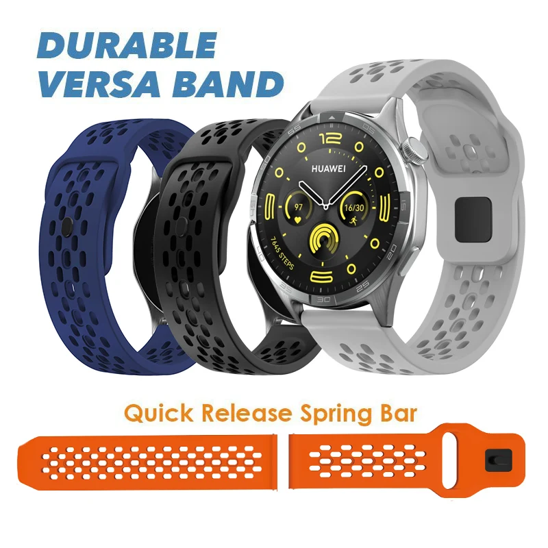 For Huawei Watch GT5 GT3 GT4 SE GT2 GT2e Watch4 Watch3 Pro GT 2 3 4 5 2e New Sports Silicone Strap 18MM 20MM 22MM Bracelet