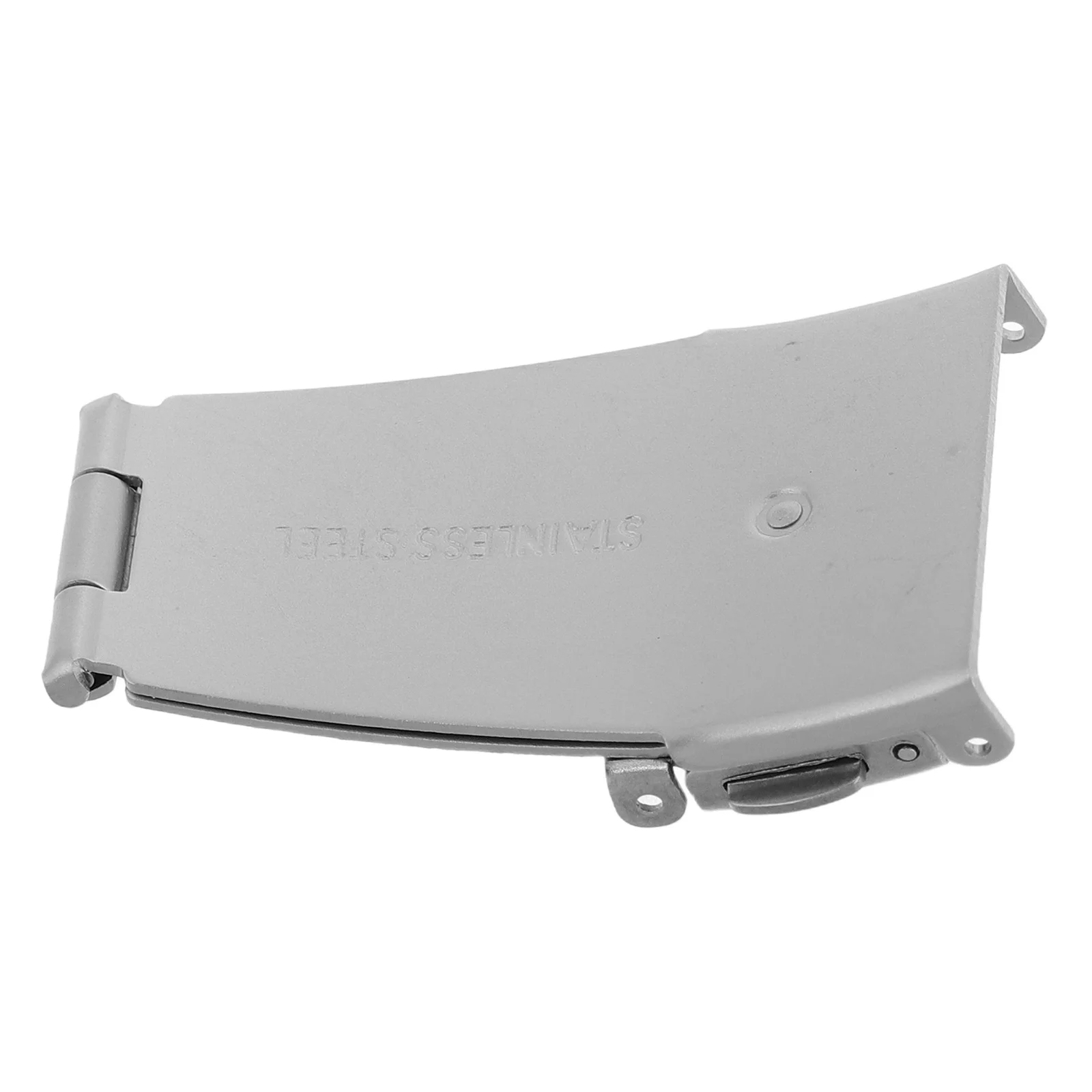 الفولاذ المقاوم للصدأ فراشة المشبك مشبك زر ضغط مزدوج للرجال النساء دائم استبدال أجزاء الساعة مشبك الصلب ووتش #1