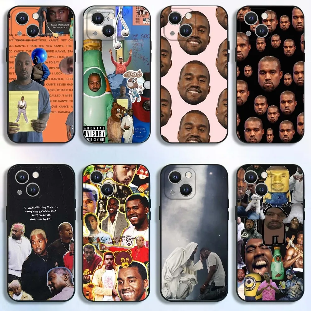 

Funny K-Kanye W-West YE Phone Case For iPhone 16,15,14,13,12,11,Pro,X,XS,Max,XR,Plus,Mini Soft Black Cover