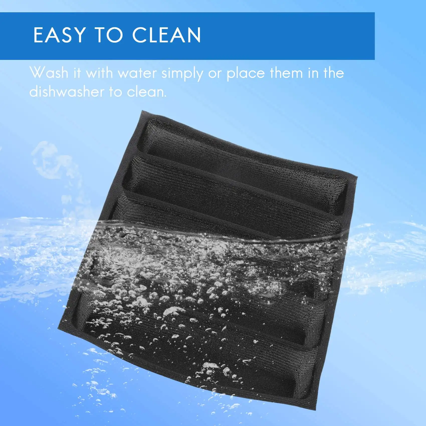 Silicone Pan - Non-Stick Perforated Fench Bread Pan Forms , Hot Dog Molds , Baking Liners Mat Bread Mould HOT