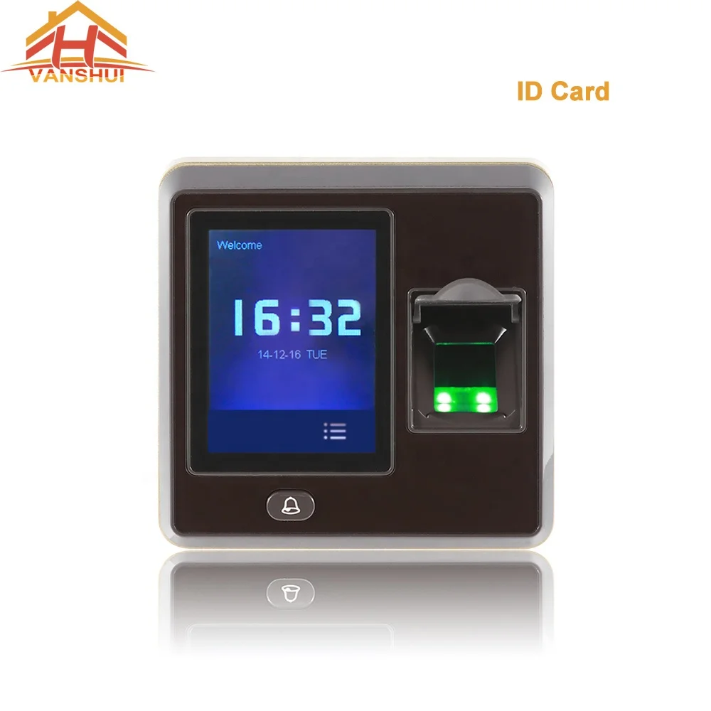 Biometric Fingerprint Time and Attendance and RFID Card Reader Access Control System with TCP/IP and USB Port