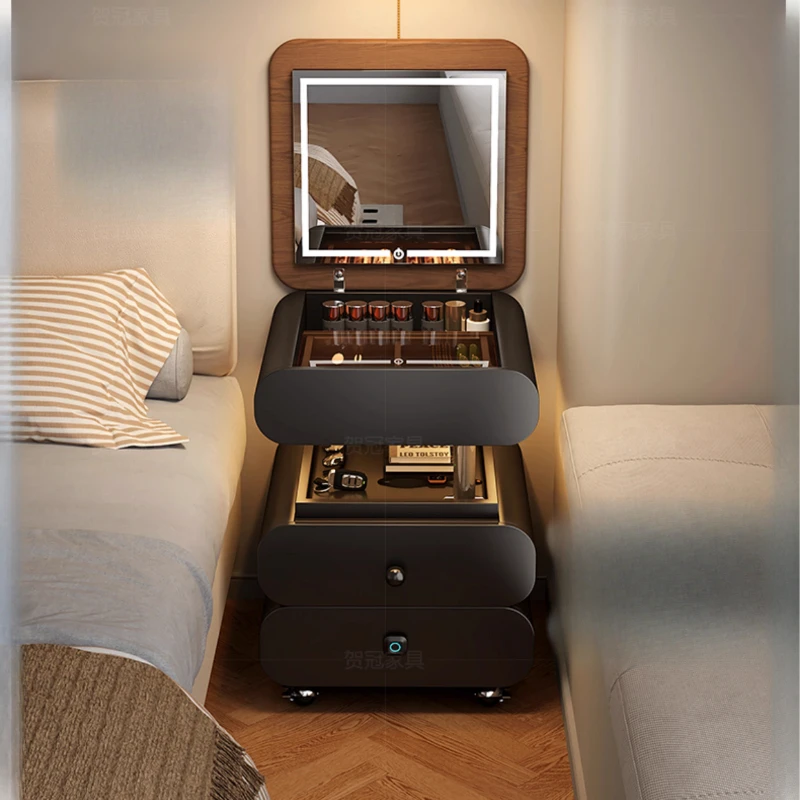 Luxury Makeup Dressing Table Mirror Drawers Modern Bedside Comfortable Dressing Table Beauty Chep Wood Vestidores Furniture