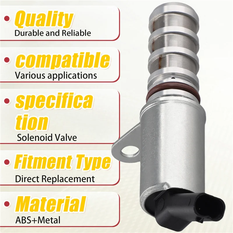 ABTC-صمام الملف اللولبي للتوقيت المتغير 12636524 لأوبل أسترا K 1.4 بويك فيرانو تصور كروز ماليبو VVT