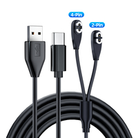 ANKNDO USB Charger Cable for Aftershokz Aeropex AS800 S803 S810 Bone Conduction Headphone Magnetic Adapter for Shokz OpenRun Air