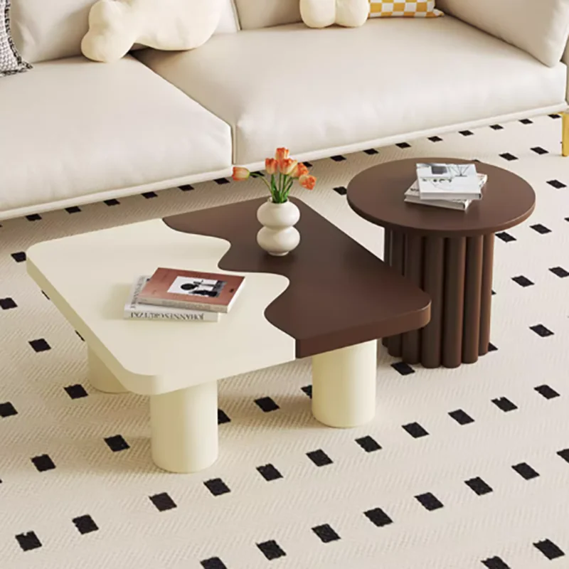 

Unique Kawaii Coffee Table Modern Luxury Glam Minimalist Coffee Table Nordic Trendy Table Basse Design Living Room Furniture