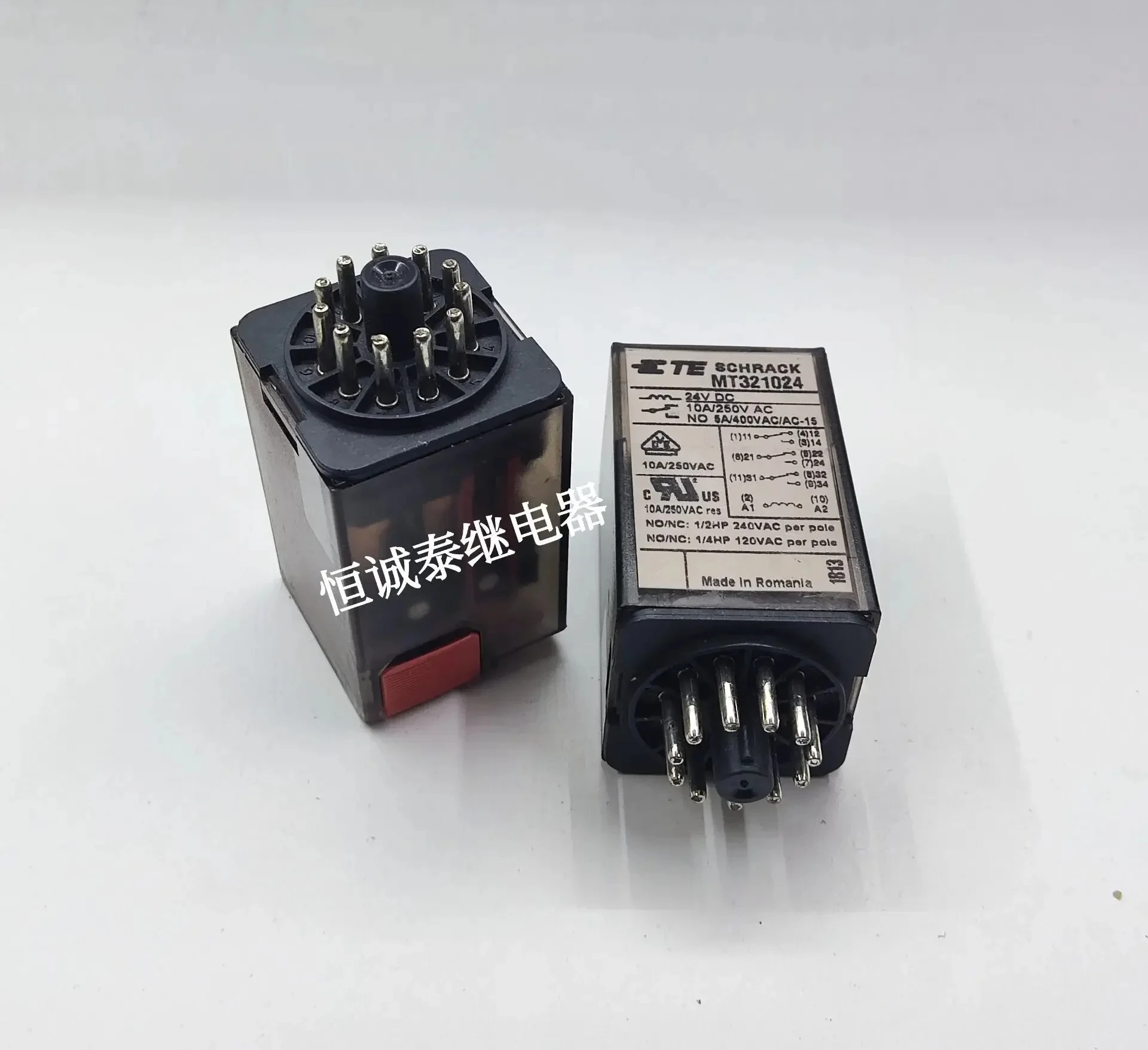 

Реле Tyco SCHRACK MT321024 24VDC 11-контактное 10A 250VAC