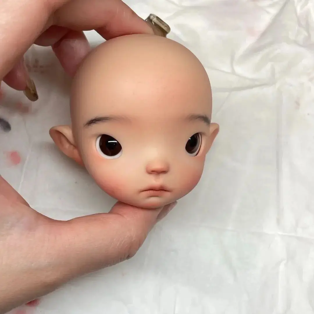 

Масштаб 1/6, кукла BJD, макияж, голова ROUROU, одиночная, высококачественная, милая, для девочек и мальчиков, Bailu, просто голова для коллекционеров